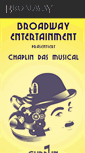 Mobile Screenshot of broadway-entertainment.com